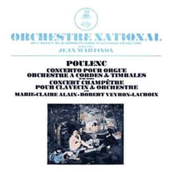 Warner Music Jean Martinon - Poulenc : Concerto for Organ and Concert Champetre, CD Classique