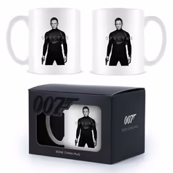 PYRAMID MGBC23129, Unique, 0,315 L, Noir, Porcelaine, Mug, Universel