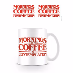 Mug Pyramid Stranger Things Morning are for Coffee