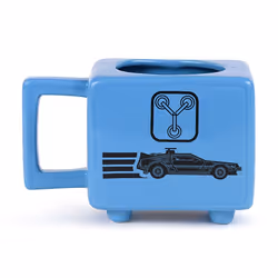 Pyramid International Back To The Future (Flux Capacitor) Tasse Noir, Bleu, Orange