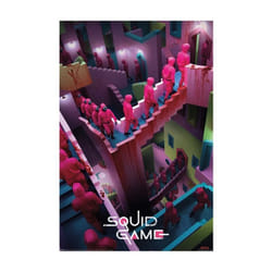 Pyramid - Poster le jeu du calamar, escaliers fous
