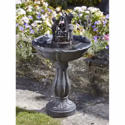 Fontaine solaire Enfants au Puits