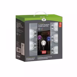 Balise solaire Globe 10 cm verre craquelé pack de 5