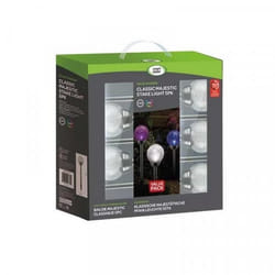 Balise solaire Globe 10 cm verre craquelé pack de 5