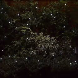 Découvrez les caractéristiques de l'article Guirlande solaire 100 leds blanc froid, 2 modes La guirlande solaire 100 led blan ...
