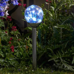 Balise solaire - SMART SOLAR - Opal - Verre irisé - 10 LEDs - Autonome et décorative