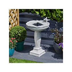 Fontaine solaire Bain dOiseaux aspect pierre