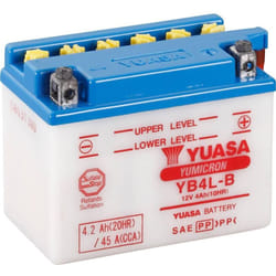 YB4LB dc Batterie de moto 12 v 4 Ah - Yuasa