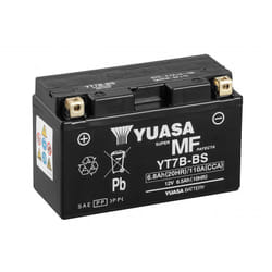 Yuasa - Batterie moto YT7B-BS 12V 6.8AH 110A