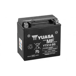 Yuasa - Batterie moto YTX14-BS 12V 12.6AH 200A