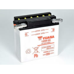 YUASA 12N9-3A Batterie sans pack acide, taille 135 mm