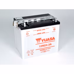 Batterie Yuasa pour moto Laverda 750 SF 1975-1977 12N24-3A / 12V 24Ah