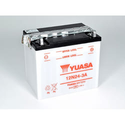 Batterie Yuasa pour moto Laverda 750 SF 1975-1977 12N24-3A / 12V 24Ah