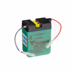 YUASA 6N2-2A-4 Batterie sans pack acide, taille 70 mm