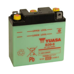 Batterie moto Yuasa B39-6 6V 7.4AH