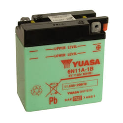 Yuasa - Batterie moto 6N11A-1B 6V 11.6AH