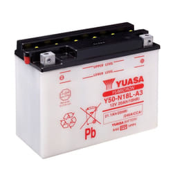 Batterie moto Yuasa Y50-N18L-A3 12V 21.1AH 240A