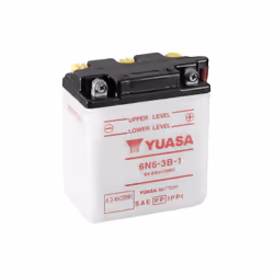 YUASA 6N6-3B-1 Batterie sans pack acide
