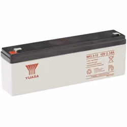 Yuasa 12V 2300mAh, Sealed Lead Acid (VRLA), 12 V, 1 pièce(s), Noir, Blanc, 2300 mAh