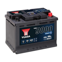 Batterie Yuasa YBX9027 agm 12V 60AH 640A L2D