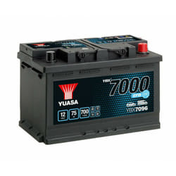 Yuasa - Batterie voiture Start-Stop efb YBX7096 12V 75Ah 700A