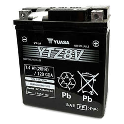 Yuasa YTZ8V batterie de véhicule Mat de verre absorbé 7,4 Ah 12 V 120 A Moto