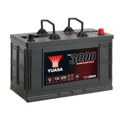 Batterie Yuasa Cargo YBX3665 12v 112AH 870A (idem 665SHD)