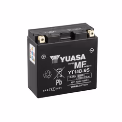 YUASA Batterie sans entretien activée usine - YT14B FA Batterie sans entretien
