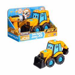 Tracteur - TEAMSTERZ - JCB - Plastique - Jaune - Pour enfants à partir de 3 ans