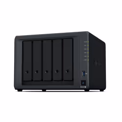 Synology DiskStation DS1522+, NAS, Tower, SoC AMD Embedded série R, R1600, 20 To, Noir