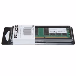 Nilox 1GB PC-3200, 1 Go, 1 x 1 Go, DDR, 400 MHz, 184-pin DIMM, Vert