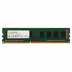 V7 2GB DDR3 PC3-10600 - 1333mhz DIMM Desktop Module de mémoire - V7106002GBD, 2 Go, 1 x 2 Go, DDR3, 1333 MHz, 240-pin DIMM, V ...
