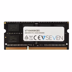 V7 8GB DDR3 PC3-10600 - 1333mhz SO DIMM Notebook Module de mémoire - V7106008GBS, 8 Go, 1 x 8 Go, DDR3, 1333 MHz, 204-pin SO- ...