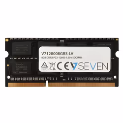 V7 8GB DDR3 PC3-12800 - 1600mhz SO DIMM Notebook Module de mémoire - V7128008GBS-LV, 8 Go, 1 x 8 Go, DDR3, 1600 MHz, 204-pin ...