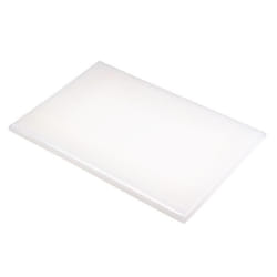 Planche polyéthylène 600 x 450 mm blanche haute densité - Hygiplas
