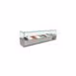 Bar à salade - Polar - Saladette à Poser 120cm à 200cm - Bacs GN 1/4 - 7x GN 1/4 - 150W - Gris