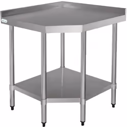 Table dAngle Inox - Profondeur 600 x 800 - Vogue