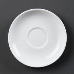 Olympia Soucoupes blanches espresso
