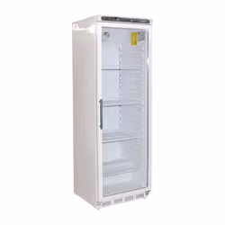 Polar Refrigeration CD087, Vitrine réfrigérée de point de vente, Pose libre, Blanc, Acier inoxydable, 400 L, 32 °C