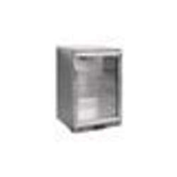 Arrière-bar vitré inox 104 bouteilles
