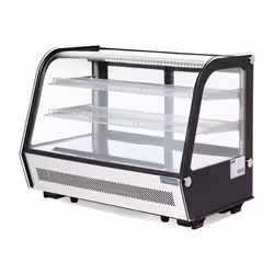 Polar Refrigeration CD230, Réfrigérateur de point de vente, Comptoir, Noir, Acier, 160 L, 32 °C