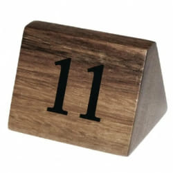 Olympia Numéros de Table en Bois Lot de 11 à 20