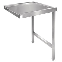 Table de Sortie Droite pour Lave-Vaisselle à Capot 600mm - Vogue - Gris