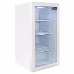 Polar Refrigeration CF750, Vitrine réfrigérée de point de vente, Comptoir, Blanc, Verre, Acier, 88 L, 32 °C