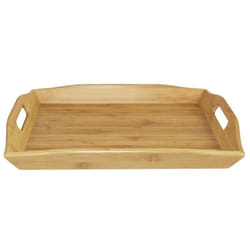 Plateau service de chambre bambou - Olympia 381 x 290 x 55 mm