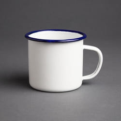 Mug en acier émaillé Olympia - Lot de 6