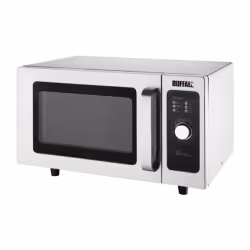 Buffalo FB861, Comptoir, Micro-onde simple, 25 L, 1000 W, Boutons, Rotatif, Acier inoxydable