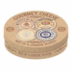 Creative Bounds SP3607 assiette Assiette à apéritif Rond Multicolore 4 pièce(s)