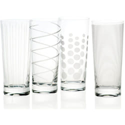 Mikasa - Creative Tops Cheers Glass Cups de Verre, Set de 4, Multi-Color