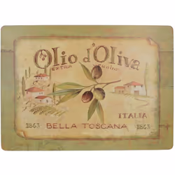 Creative Tops Olio D'Oliva - Sets de table (support en liège, grand format) : Protégez votre table avec ce magnifique set de  ...